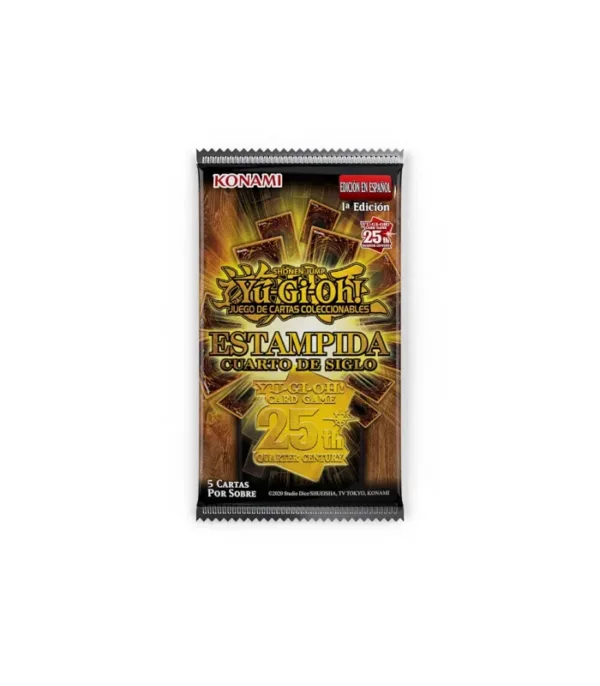sobre-de-5-cartas-yu-gi-oh-de-quarter-century-stampede-en-espanol Sobre de 5 cartas Yu-Gi-Oh! de Quarter Century Stampede en Inglés